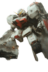 Gundam Battle Vinyl Car Decal Sticker – Waterproof & UV-Resistant 8"