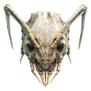 Insectoid Alien Head Vinyl Car Decal Sticker – Waterproof & UV-Resistant 8" Insectoid Alien Head Vinyl Car Decal Sticker – Waterproof & UV-Resistant 8"