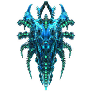 Bioluminescent Alien Structure Vinyl Car Decal Sticker – Waterproof & UV-Resistant 8" Bioluminescent Alien Structure Vinyl Car Decal Sticker – Waterproof & UV-Resistant 8"