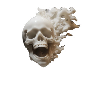Evil Floating Skull Vinyl Car Decal Sticker – Waterproof & UV-Resistant 8" Evil Floating Skull Vinyl Car Decal Sticker – Waterproof & UV-Resistant 8"