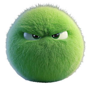 Unhappy Green Emoji Vinyl Car Decal Sticker – Waterproof & UV-Resistant 8"