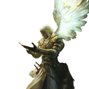 Divine Aasimar Cleric Vinyl Car Decal Sticker – Waterproof & UV-Resistant 8" Divine Aasimar Cleric Vinyl Car Decal Sticker – Waterproof & UV-Resistant 8"