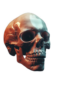 Realistic Human Skull V3 Vinyl Car Decal Sticker – Waterproof & UV-Resistant 8" Realistic Human Skull V3 Vinyl Car Decal Sticker – Waterproof & UV-Resistant 8"