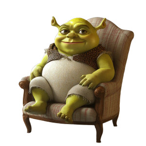 Baby Shrek Vinyl Car Decal Sticker – Waterproof & UV-Resistant 8"