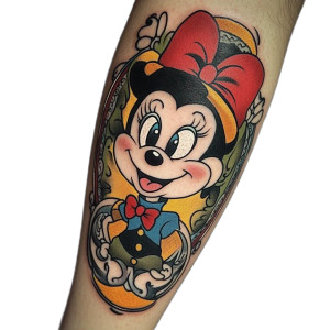 Old School Tattoo V2 Vinyl Car Decal Sticker – Waterproof & UV-Resistant 8"