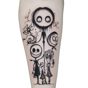 Burton Tattoo Flash Vinyl Car Decal Sticker – Waterproof & UV-Resistant 8"