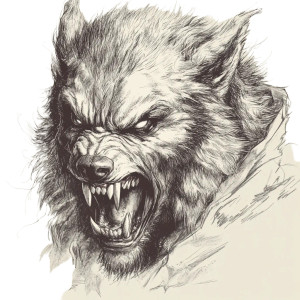 Terrifying Werewolf Portrait V2 Vinyl Car Decal Sticker – Waterproof & UV-Resistant 8" Terrifying Werewolf Portrait V2 Vinyl Car Decal Sticker – Waterproof & UV-Resistant 8"