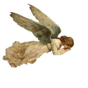 Flying Angel V7 Vinyl Car Decal Sticker – Waterproof & UV-Resistant 8"