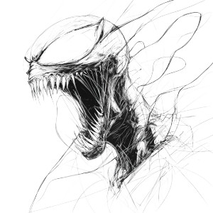 Venom Skull Head Vinyl Car Decal Sticker – Waterproof & UV-Resistant 8"