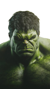 Hyperrealistic Hulk Portrait Vinyl Car Decal Sticker – Waterproof & UV-Resistant 8"