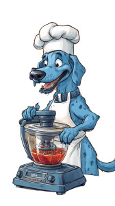 Chef Blue Great Dane Vinyl Car Decal Sticker – Waterproof & UV-Resistant 8" Chef Blue Great Dane Vinyl Car Decal Sticker – Waterproof & UV-Resistant 8"