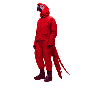 Balenciaga Parrot Model Vinyl Car Decal Sticker – Waterproof & UV-Resistant 8"