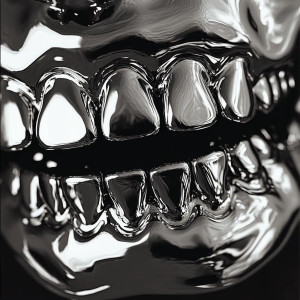 Grillz Vinyl Car Decal Sticker – Waterproof & UV-Resistant 8" Grillz Vinyl Car Decal Sticker – Waterproof & UV-Resistant 8"