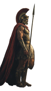 Spartan King Phalanx Vinyl Car Decal Sticker – Waterproof & UV-Resistant 8"