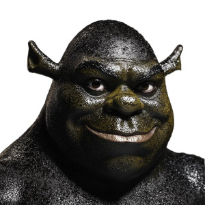 Black Shrek Vinyl Car Decal Sticker – Waterproof & UV-Resistant 8"