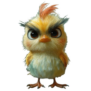 Chick Character Vinyl Car Decal Sticker – Waterproof & UV-Resistant 8" Chick Character Vinyl Car Decal Sticker – Waterproof & UV-Resistant 8"