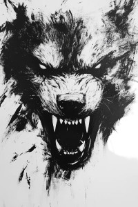 Roaring Wolf Vinyl Car Decal Sticker – Waterproof & UV-Resistant 8" Roaring Wolf Vinyl Car Decal Sticker – Waterproof & UV-Resistant 8"