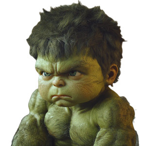 Baby Hulk V3 Vinyl Car Decal Sticker – Waterproof & UV-Resistant 8"