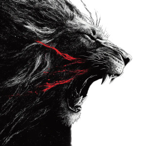 Roaring Lion V4 Vinyl Car Decal Sticker – Waterproof & UV-Resistant 8"