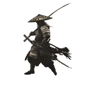 Legendary Samurai Vinyl Car Decal Sticker – Waterproof & UV-Resistant 8"