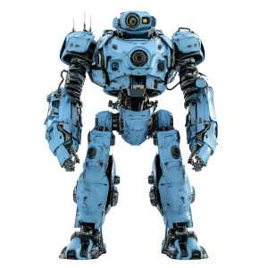 Blue Robot Vinyl Car Decal Sticker – Waterproof & UV-Resistant 8" Blue Robot Vinyl Car Decal Sticker – Waterproof & UV-Resistant 8"