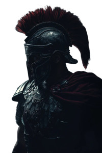 Roman Warrior V7 Vinyl Car Decal Sticker – Waterproof & UV-Resistant 8"