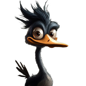 Dark Realistic Road Runner Vinyl Car Decal Sticker – Waterproof & UV-Resistant 8"