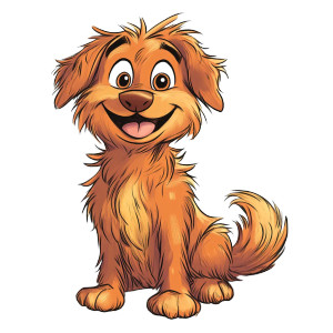 Happy Fluffy Dog Vinyl Car Decal Sticker – Waterproof & UV-Resistant 8" Happy Fluffy Dog Vinyl Car Decal Sticker – Waterproof & UV-Resistant 8"