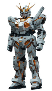 Detailed Gundam Shots Vinyl Car Decal Sticker – Waterproof & UV-Resistant 8"