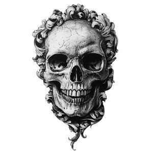Realistic Skull Tattoo Vinyl Car Decal Sticker – Waterproof & UV-Resistant 8" Realistic Skull Tattoo Vinyl Car Decal Sticker – Waterproof & UV-Resistant 8"
