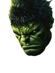 Hulk Face Vinyl Car Decal Sticker – Waterproof & UV-Resistant 8"