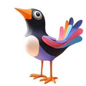 Bird Sculpture Vinyl Car Decal Sticker – Waterproof & UV-Resistant 8" Bird Sculpture Vinyl Car Decal Sticker – Waterproof & UV-Resistant 8"