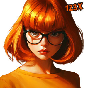 Velma From Scooby Doo Vinyl Car Decal Sticker – Waterproof & UV-Resistant 8"