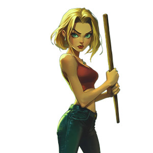 Disney Buffy Vinyl Car Decal Sticker – Waterproof & UV-Resistant 8"