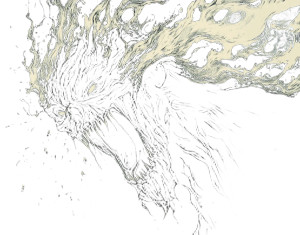 Disintegrating Demon Vinyl Car Decal Sticker – Waterproof & UV-Resistant 8"