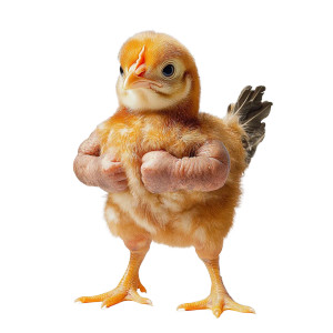 Baby Chicken Bodybuilder V2 Vinyl Car Decal Sticker – Waterproof & UV-Resistant 8" Baby Chicken Bodybuilder V2 Vinyl Car Decal Sticker – Waterproof & UV-Resistant 8"