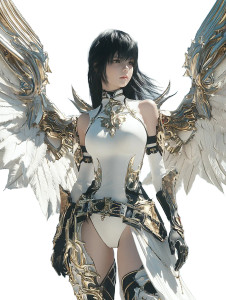 Anime Warrior Angel Vinyl Car Decal Sticker – Waterproof & UV-Resistant 8" Anime Warrior Angel Vinyl Car Decal Sticker – Waterproof & UV-Resistant 8"