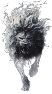 Evil Ice Mage Lion Vinyl Car Decal Sticker – Waterproof & UV-Resistant 8"