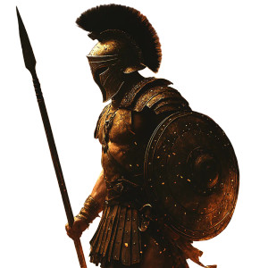 Gladiator In Battle Vinyl Car Decal Sticker – Waterproof & UV-Resistant 8"