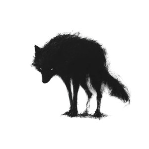 Werewolf Transition Sketch Vinyl Car Decal Sticker – Waterproof & UV-Resistant 8"