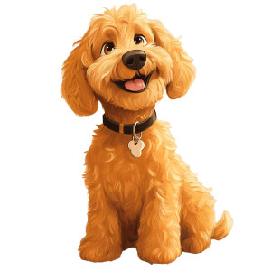 Douggie The Doodle Vinyl Car Decal Sticker – Waterproof & UV-Resistant 8" Douggie The Doodle Vinyl Car Decal Sticker – Waterproof & UV-Resistant 8"