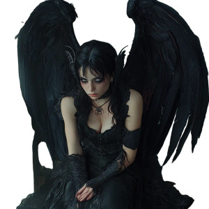 Demonic Angel V2 Vinyl Car Decal Sticker – Waterproof & UV-Resistant 8" Demonic Angel V2 Vinyl Car Decal Sticker – Waterproof & UV-Resistant 8"