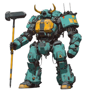 Teal Anime Mecha Vinyl Car Decal Sticker – Waterproof & UV-Resistant 8" Teal Anime Mecha Vinyl Car Decal Sticker – Waterproof & UV-Resistant 8"