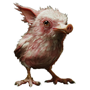 Pig-Faced Bird Monster Vinyl Car Decal Sticker – Waterproof & UV-Resistant 8"