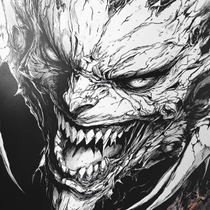 Wrath Incarnate Demon V3 Vinyl Car Decal Sticker – Waterproof & UV-Resistant 8"