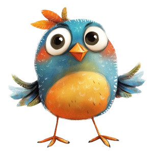 Whimsical Cartoon Bird Vinyl Car Decal Sticker – Waterproof & UV-Resistant 8" Whimsical Cartoon Bird Vinyl Car Decal Sticker – Waterproof & UV-Resistant 8"
