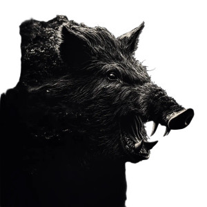 Aggressive Boar Head Vinyl Car Decal Sticker – Waterproof & UV-Resistant 8"