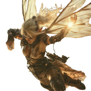 Cyberpunk Tinkerbell Sorcerer Vinyl Car Decal Sticker – Waterproof & UV-Resistant 8"