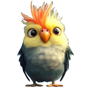Humorous Cockatiel Vinyl Car Decal Sticker – Waterproof & UV-Resistant 8" Humorous Cockatiel Vinyl Car Decal Sticker – Waterproof & UV-Resistant 8"