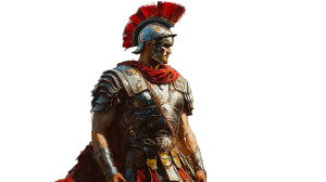 Epic Roman Warrior Vinyl Car Decal Sticker – Waterproof & UV-Resistant 8"